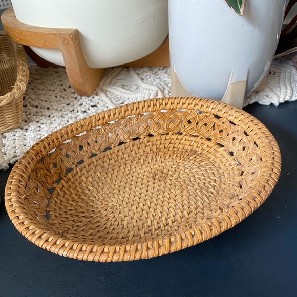 Vintage Basket Rattan